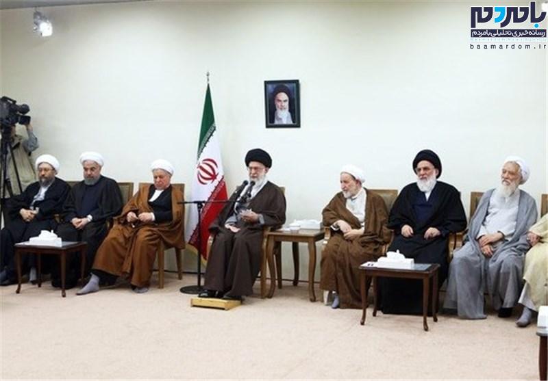 139412201200174247311334 - رئیس و اعضای مجلس خبرگان رهبری با امام خامنه‌ای دیدار کردند