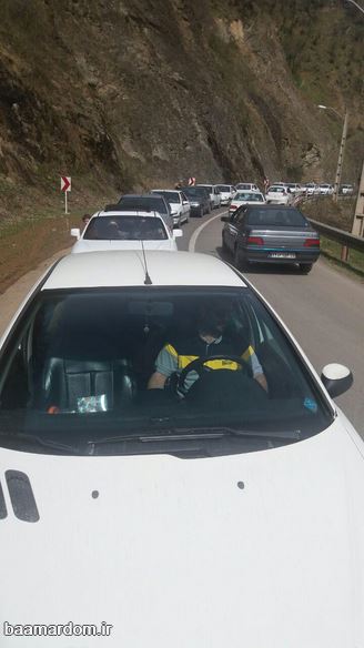 گزارش تصویری ترافیک سنگین در محور ماسوله به فومن