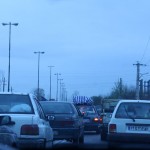 ترافیک نوروزی گیلان 22 - گزارش تصویری یک روز بارانی و ترافیک جاده های گیلان - بارانی