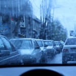 ترافیک نوروزی گیلان 8 - گزارش تصویری یک روز بارانی و ترافیک جاده های گیلان - بارانی