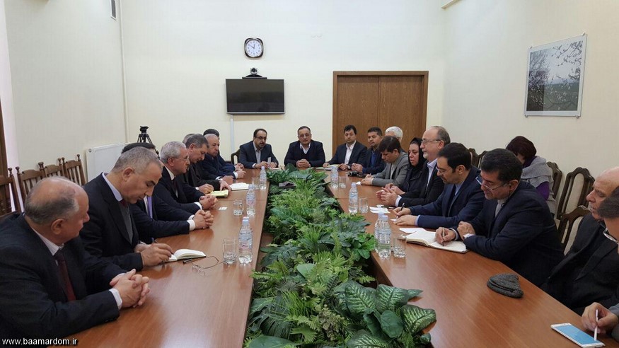 جلسه استان دار گیلان با وزیر کشاورزی کشور ارمنستان