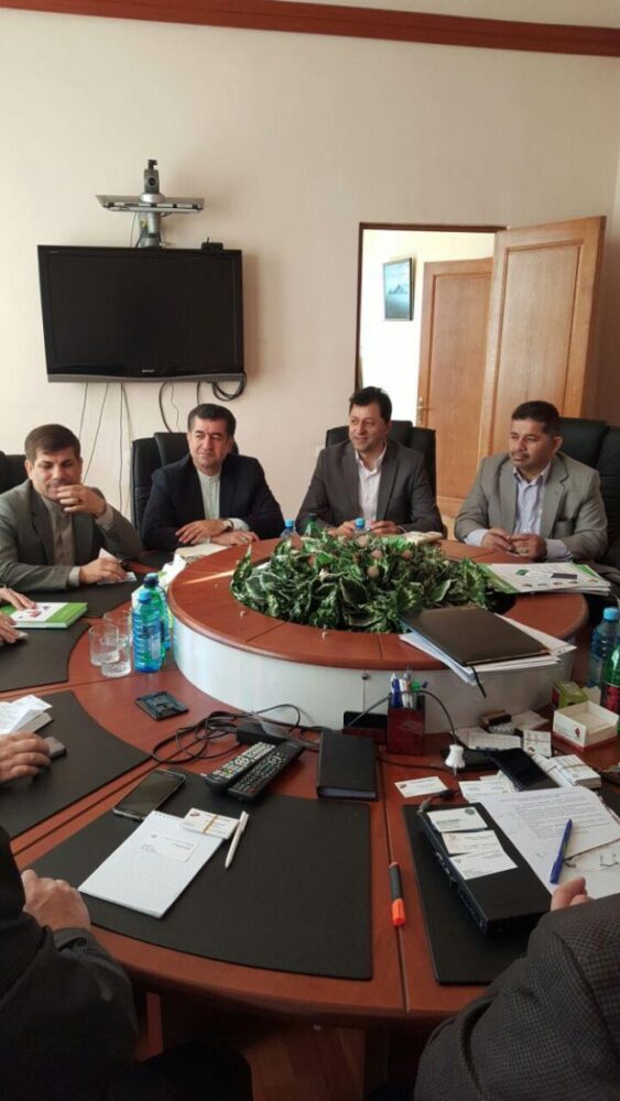 جلسه رئیس کمسیون کشاورزی اتاق بازرگانی استان گیلان با رئیس و اعضای اتاق بازرگانی کشور ارمنستان