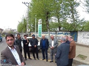 محمد مایلی کهن به بهمن صالح نیا 1 - گزارش تصویری حضور محمد مایلی کهن به همراه بهمن صالح نیا در شهرستان املش و مجموعه كشت و صنعت چاي نوبر - اختصاصی با مردم