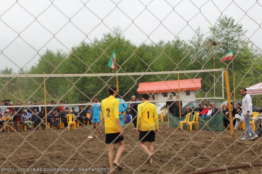 گزارش تصویری مسابقات والیبال ساحلی بین دو استان گیلان و مازندران