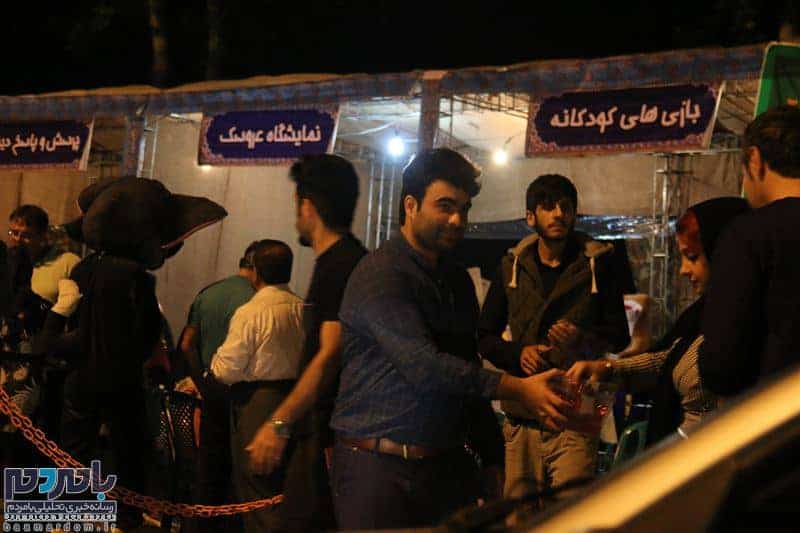 جشن نیمه شعبان و توزیع شیرینی و شربت در لاهیجان (2)