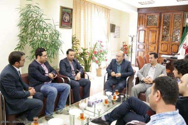نشست روابط عمومی دانشگاه آزاد لاهیجان با فرماندار لاهیجان 8 - شرط اول موفقیت ، ارتباطات است - فرماندار لاهیجان : شرط اول موفقیت ، ارتباطات است