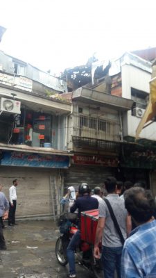 photo 2016 07 10 17 06 09 - گزارش تصویری از آتش سوزی پاساژ قدیری / تلاش آتش نشانان برای خاموش کردن آتش سوزی - آتش سوزی