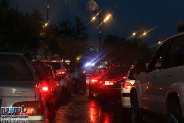ترافیک در لاهیجان 3 1 - ترافیک در محور رشت - قزوین سنگین است + تصاویر ترافیک در خیابان های لاهیجان و کلاچای -