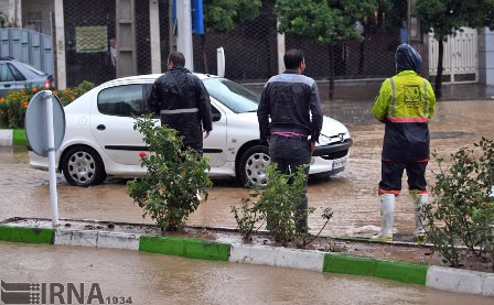 آبگرفتگی و خسارت ناشی از وزش باد شدید در رشت گزارش نشده است