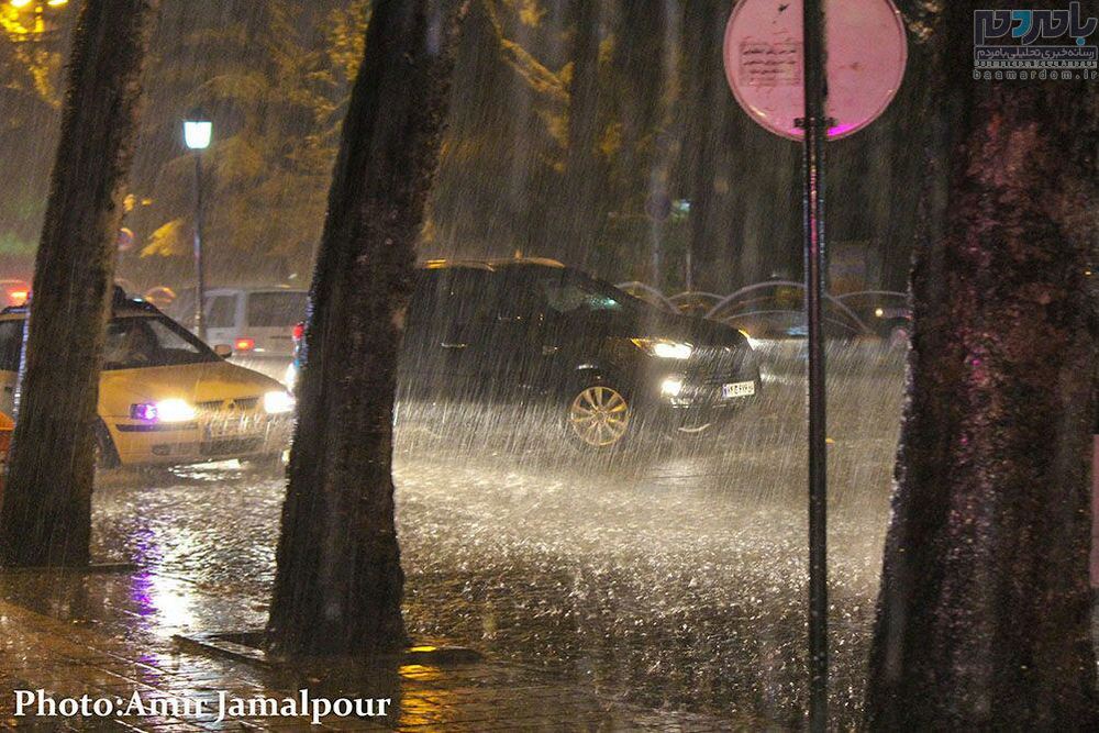 بارش شدید باران در لاهیجان 1 1 - بارش شدید باران در لاهیجان