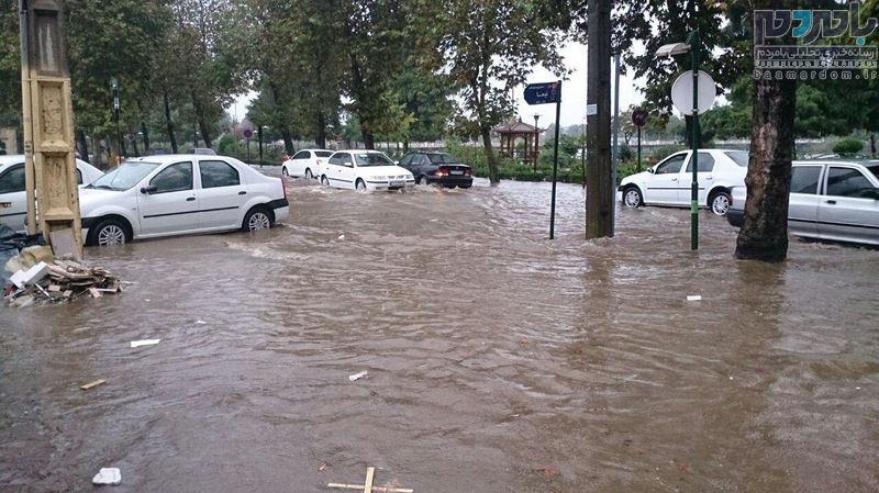 بارش شدید باران درلاهیجان (4)