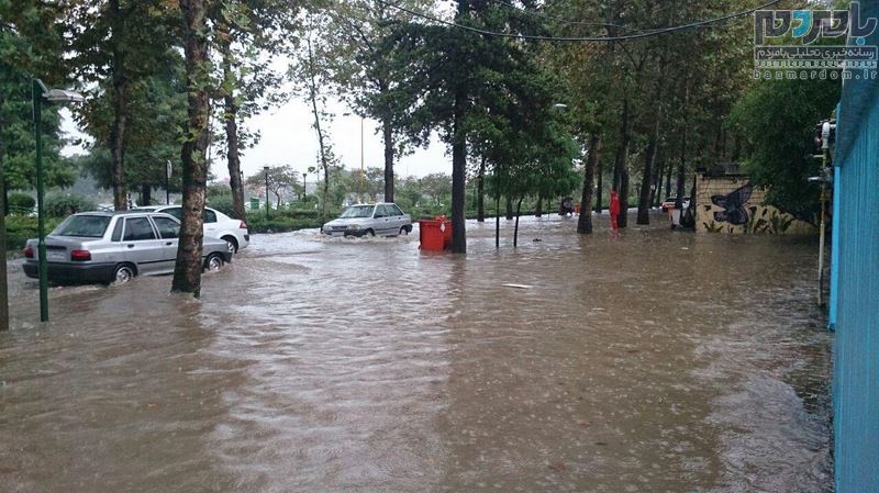 بارش شدید باران درلاهیجان (5)
