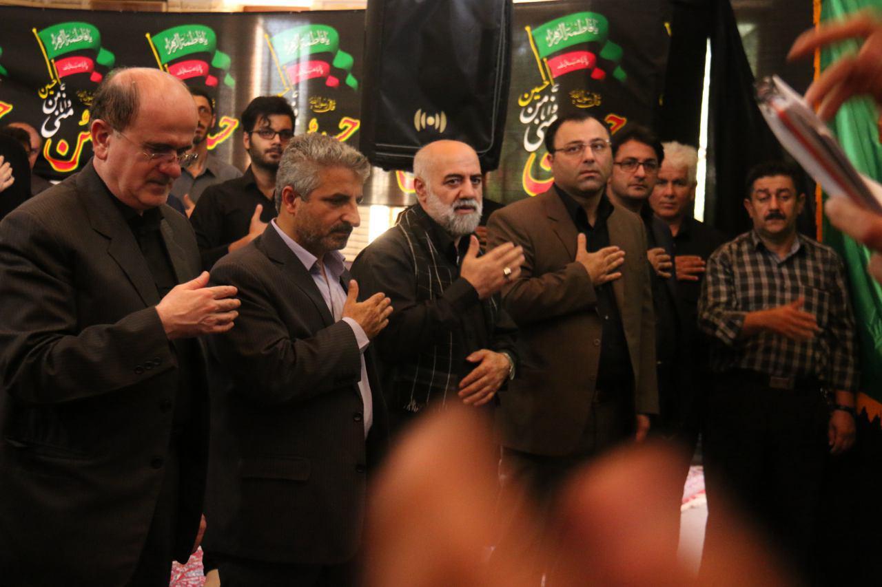 مراسم سوگواری و عزاداری امام حسین(ع) در دانشگاه آزاد لاهیجان برگزار شد + تصاویر