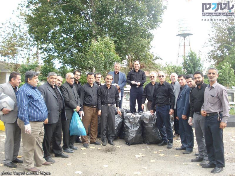 عزاداری روز یازدهم محرم و پاکسازی زباله‌ها توسط مسئولین در بخش رودبنه