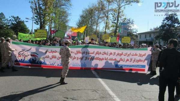 ۱۳ آبان در شهرستان لاهیجان 14 - راهپیمایی یوم الله ۱۳ آبان در شهرستان لاهیجان - 13 آبان