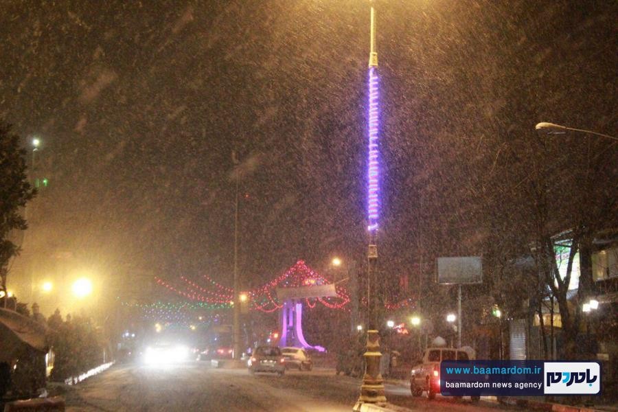 برف آستانه اشرفیه 14 بهمن 2 - بارش شدید برف در شهرستان آستانه اشرفیه | گزارش تصویری + هواشناسی - آستانه اشرفیه