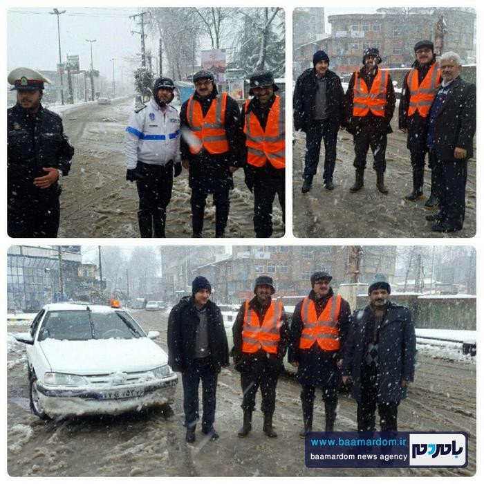 تلاش و خدمات رسانی شبانه روزی نیروهای شهرداری آستانه اشرفیه در برف اخیر + گزارش تصویری