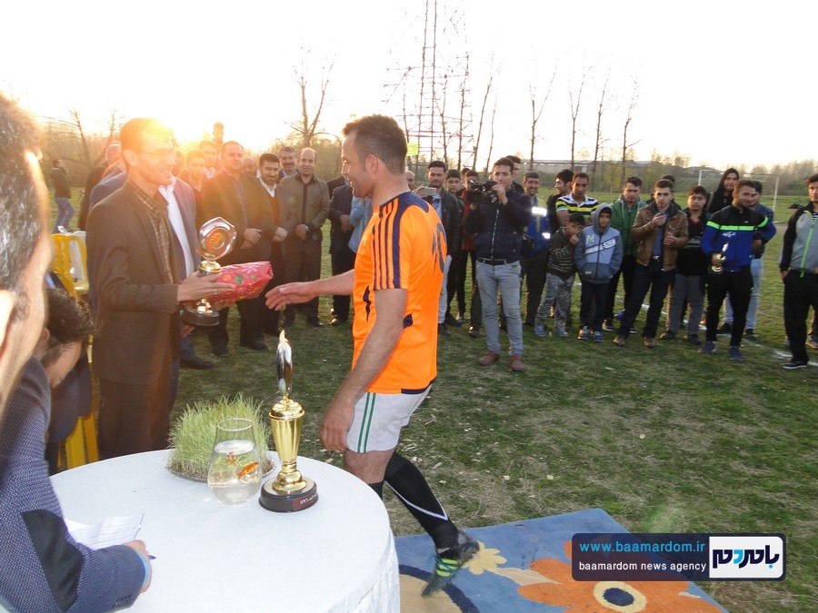 اختتامیه جام فوتبال محلات شهرستان لاهیجان برگزار شد + تصاویر
