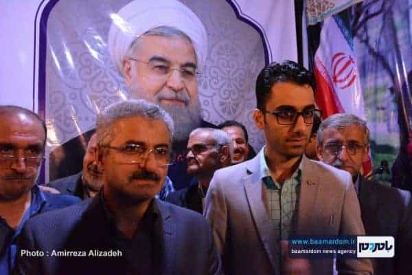 ستاد دکتر روحانی لاهیجان 16 - دولت تدبیر و امید گام های مهمی در حوزه سلامت برداشته است - با مردم