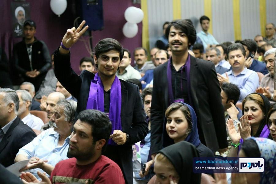 گزارش تصویری همایش بزرگ حامیان دکتر روحانی در لاهیجان