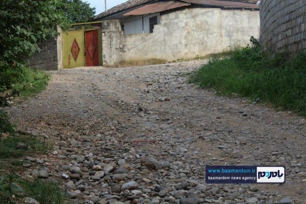 جاده‌های خسادان سفلی بخش کلاچای 16 - جاده‌های خسادان سفلی بخش کلاچای همچنان در انتظار آسفالت | گزارش تصویری - آسفالت