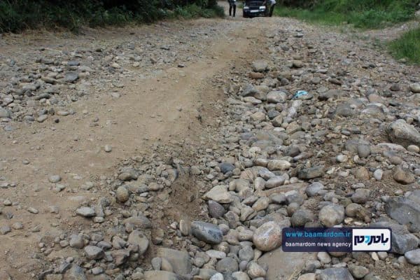 جاده‌های خسادان سفلی بخش کلاچای 6 - جاده‌های خسادان سفلی بخش کلاچای همچنان در انتظار آسفالت | گزارش تصویری - آسفالت