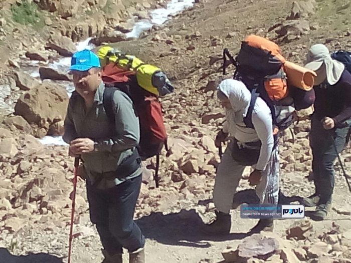 صعود کوهنوردان شهرستان لنگرود به قله علم کوه کلاردشت