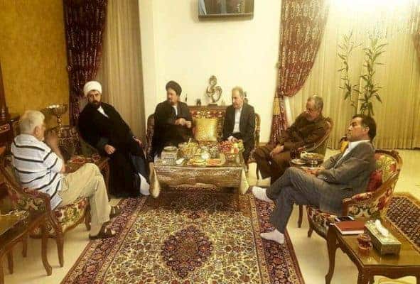 عیادت بیت امام به همراه شهردار تهران از عارف - عیادت بیت امام به همراه شهردار تهران از عارف - بیت امام