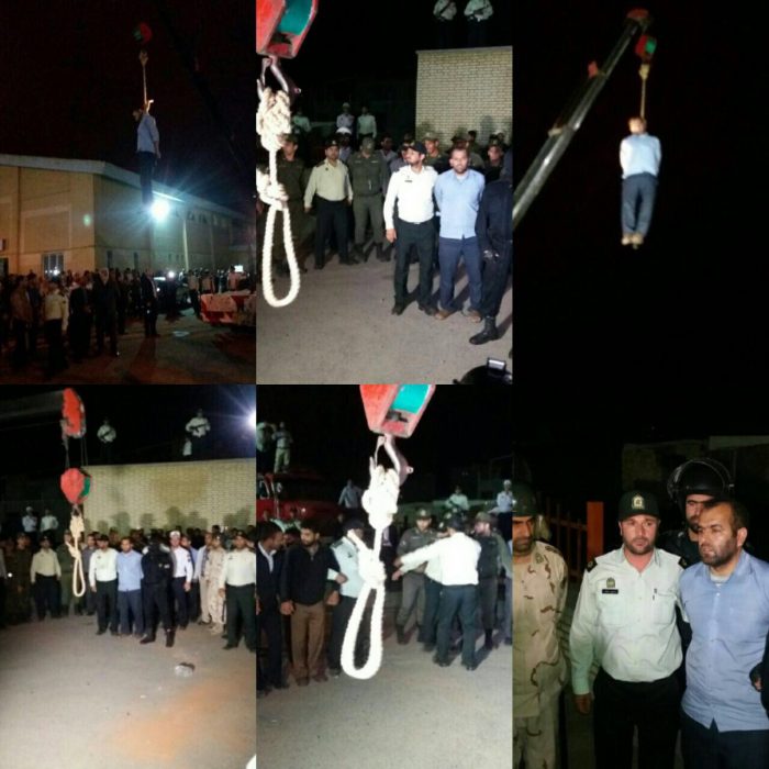 حکم قاتل آتنا اصلانی در ملاء عام اجرا شد + تصاویر