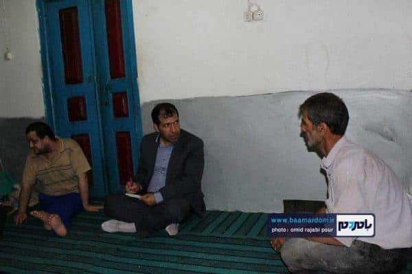 حل مشکل مشکل 10ساله معلول سموشی 10 - بخشدار رحیم آباد، مشکل 10ساله معلول سموشی را حل کرد + تصاویر - امید رجبی پور