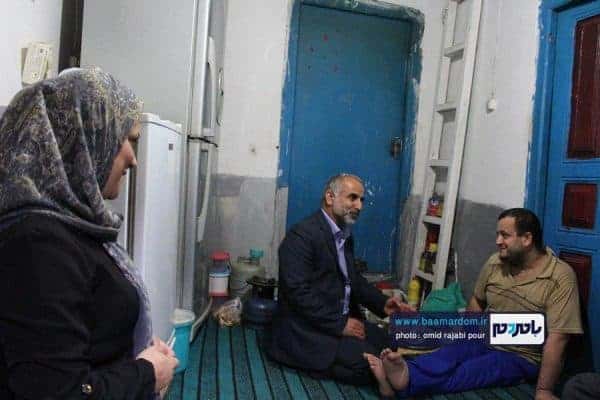 حل مشکل مشکل 10ساله معلول سموشی 7 - بخشدار رحیم آباد، مشکل 10ساله معلول سموشی را حل کرد + تصاویر - امید رجبی پور