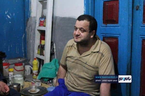 حل مشکل مشکل 10ساله معلول سموشی 8 - بخشدار رحیم آباد، مشکل 10ساله معلول سموشی را حل کرد + تصاویر - امید رجبی پور