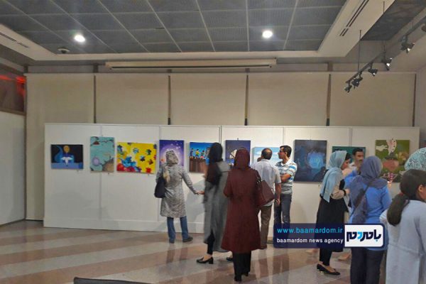 دومین جشنواره رنگ صلح 3 - نقاش لاهیجانی رتبه سوم جشنواره رنگ صلح را به دست آورد + تصاویر - جشنواره