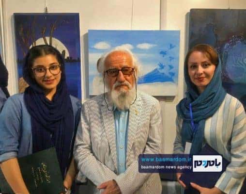 ساقی به منش نقاش لاهیجانی 1 - ساقی به‌منش رتبه اول جشنواره رنگ صلح را به دست آورد + تصاویر - رنگ صلح