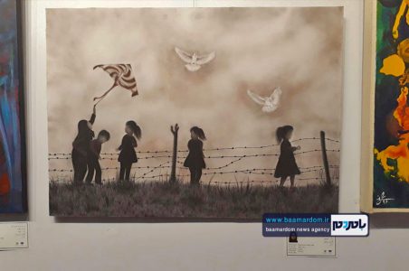 شقایق پیشگاه حقی نقاش لاهیجانی نفر سوم جشنواره رنگ صلح 3 - نقاش لاهیجانی رتبه سوم جشنواره رنگ صلح را به دست آورد + تصاویر - جشنواره