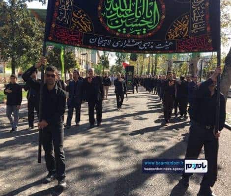 عزاداری هيئت مذهبی شهرداری و شورای شهر لاهيجان در تاسوعا 1 - عزاداری هيئت مذهبی شهرداری و شورای شهر لاهيجان در تاسوعا + تصاویر - شهرداری لاهیجان