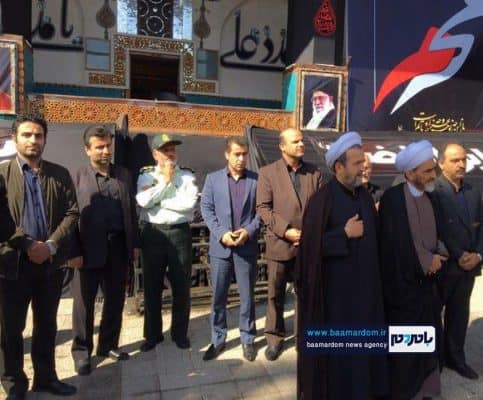 عزاداری هيئت مذهبی شهرداری و شورای شهر لاهيجان در تاسوعا 8 - عزاداری هيئت مذهبی شهرداری و شورای شهر لاهيجان در تاسوعا + تصاویر - شهرداری لاهیجان