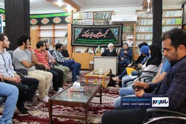 عوامل نمایش آهسته صدایم کن با فرماندار و امام جمعه رودسر 13 - دیدار عوامل نمایش آهسته صدایم کن با فرماندار و امام جمعه رودسر | گزارش تصویری -