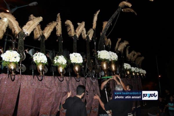مراسم علم‌بندی و عزاداری محله شعربافان لاهیجان 10 - مراسم علم‌بندی و عزاداری محله شعربافان لاهیجان - آرتین انصاری