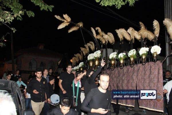 مراسم علم‌بندی و عزاداری محله شعربافان لاهیجان 7 - مراسم علم‌بندی و عزاداری محله شعربافان لاهیجان - آرتین انصاری
