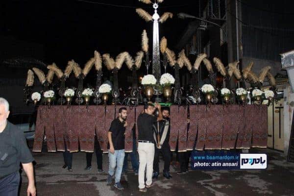 مراسم علم‌بندی و عزاداری محله شعربافان لاهیجان 8 - مراسم علم‌بندی و عزاداری محله شعربافان لاهیجان - آرتین انصاری