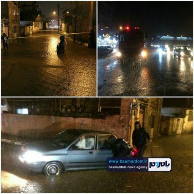 بارندگی لاهیجان 3 - بارش شدید باران در لاهیجان و تلاش ها برای رفع مشكلات ناشی از آن + تصاویر - آبگرفتگی