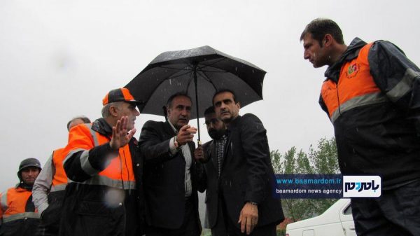 بازدید فرماندار لاهیجان از نقاط مختلف شهرستان 2 - بازدید فرماندار لاهیجان از نقاط مختلف شهرستان + تصاویر - بارندگی