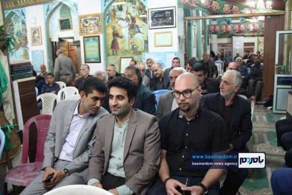 تجلیل از پیرغلامان و عزاداران امام حسینع در بقعه امیرصادق شهرستان لاهیجان 3 - اتحاد، همدلی، وحدت و وفاق بین مردم و مسئولین در شهرستان لاهیجان مورد تقدیر است - فرماندار لاهیجان