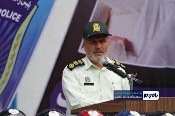 سرهنگ محمود قاسمی فرمانده انتظامی لاهیجان 1 - اجرای طرح پاک‌سازی نقاط آلوده و دستگیری 27 نفر در شهرستان لاهیجان - بامردم
