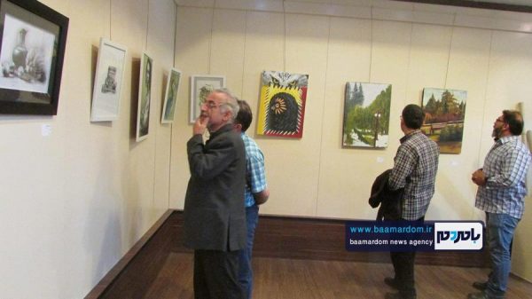 نمایشگاه نقاشی گروه هنری آونگ در لاهیجان 1 - نمایشگاه نقاشی گروه هنری آونگ در لاهیجان برپا شد + تصاویر -