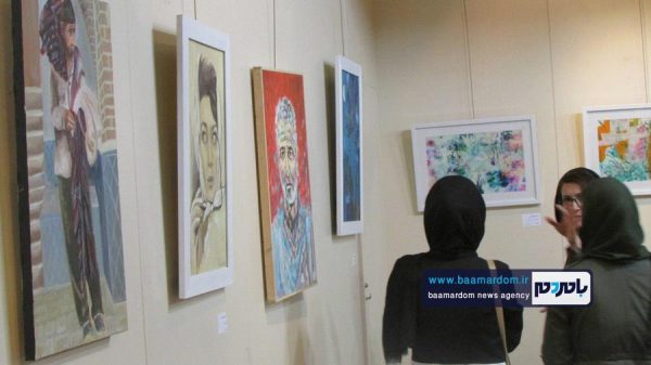 نمایشگاه نقاشی گروه هنری آونگ در لاهیجان 2 - نمایشگاه نقاشی گروه هنری آونگ در لاهیجان برپا شد + تصاویر -