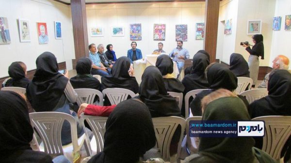 نمایشگاه نقاشی گروه هنری آونگ در لاهیجان 3 - نمایشگاه نقاشی گروه هنری آونگ در لاهیجان برپا شد + تصاویر -