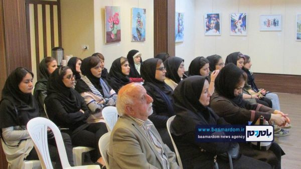 نمایشگاه نقاشی گروه هنری آونگ در لاهیجان 4 - نمایشگاه نقاشی گروه هنری آونگ در لاهیجان برپا شد + تصاویر -