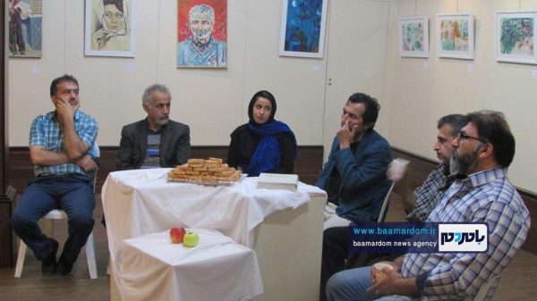 نمایشگاه نقاشی گروه هنری آونگ در لاهیجان 5 - نمایشگاه نقاشی گروه هنری آونگ در لاهیجان برپا شد + تصاویر -